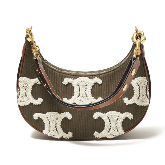 Celine Handbags - Celine Ava Shoulder Bag Green Leather
